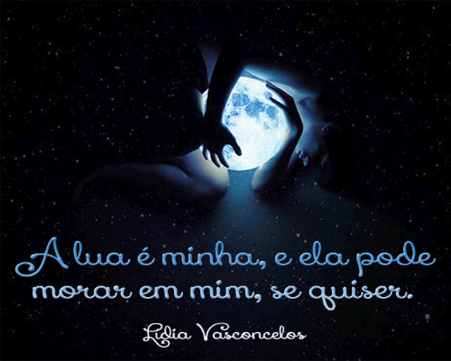 a lua é minha - gif