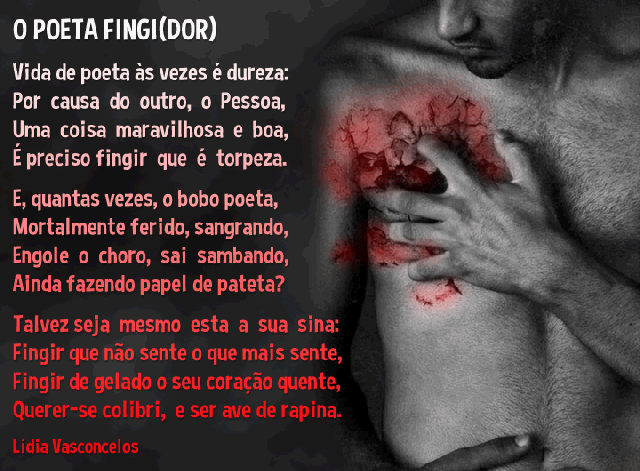 poema - o poeta fingi-dor - GIF