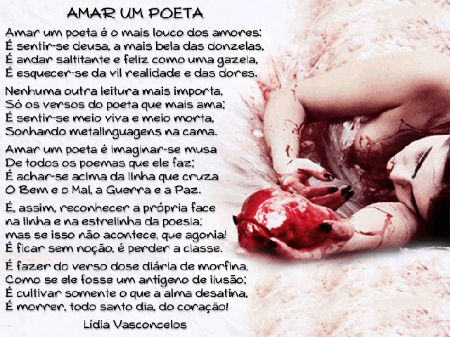 POESIA - AMAR UM POETA - gif