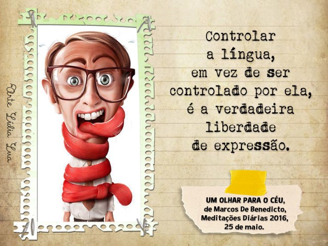 MEDITAÇÕES DIÁRIAS 2016 - 25 de maio