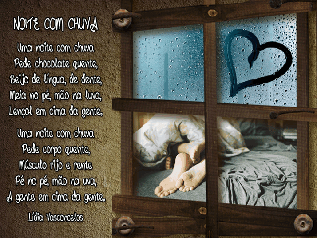 poema - noite com chuva