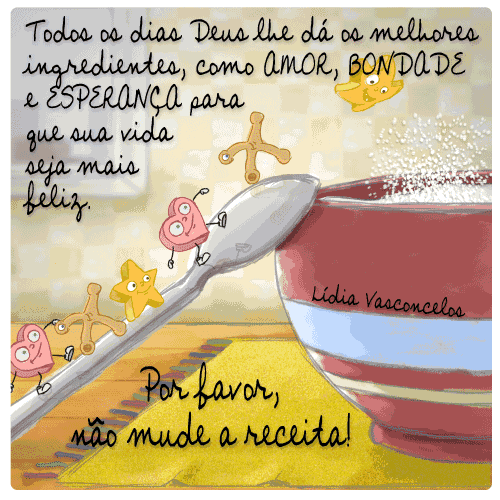 NÃO MUDE A RECEITA - GIF