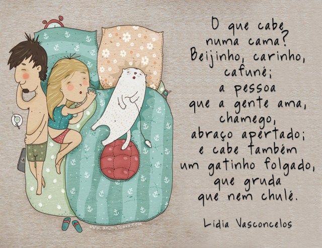 poema - O que cabe numa cama